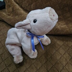 Soft Pink Plush Pig Toy for Small Pets